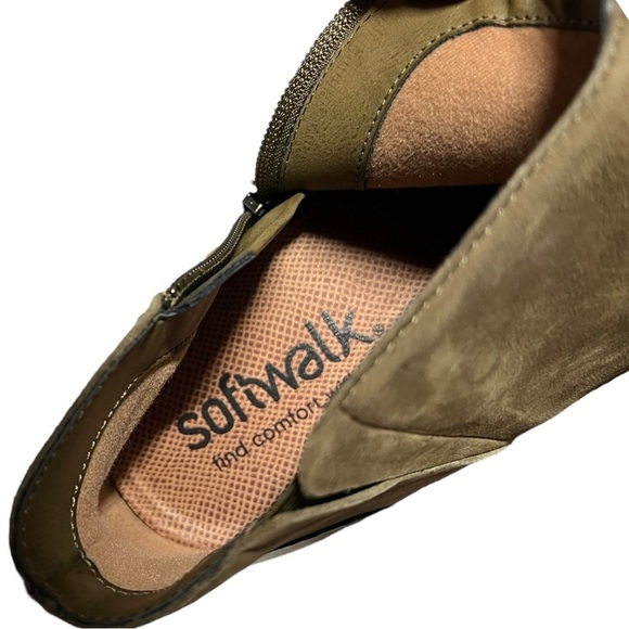 🌻NEW SoftWalk Wesley Utilitarian Leather Ankle Boot Bootie Women's Size 10 - Picture 7 of 11
